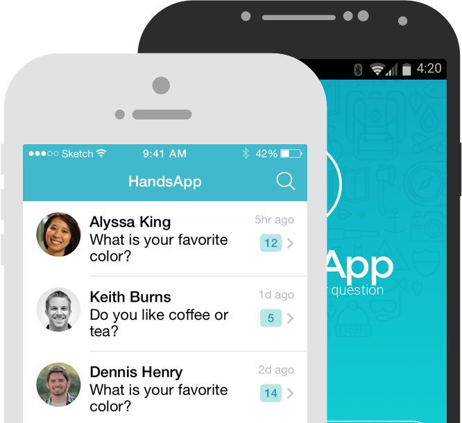 HandsApp — iOS & Android App UI/UX Design